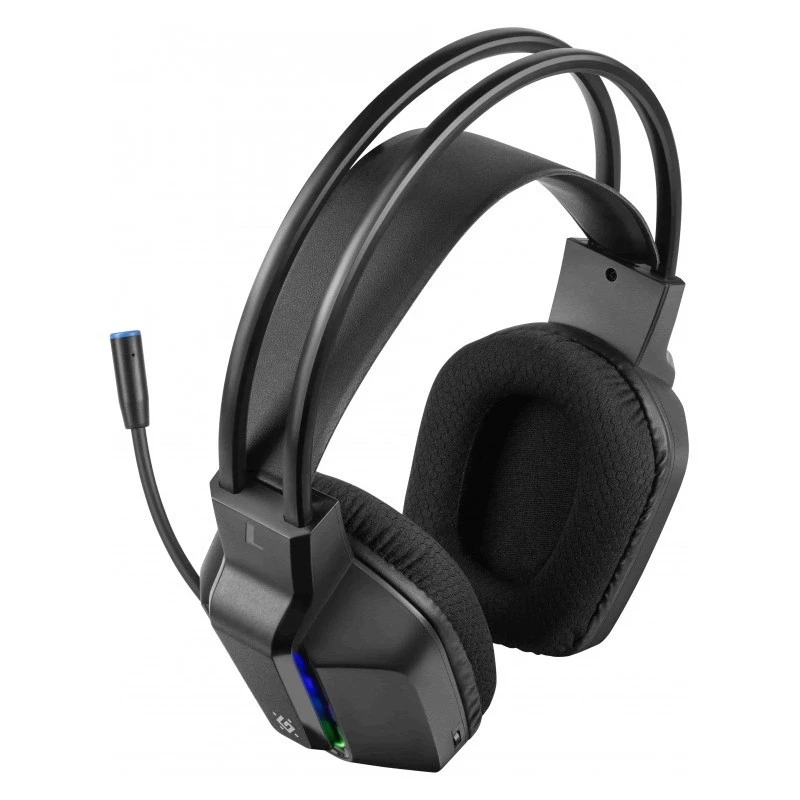Vadu USB spēļu austiņas DEFENDER GOTHIC RGB ar mikrofonu, melnas