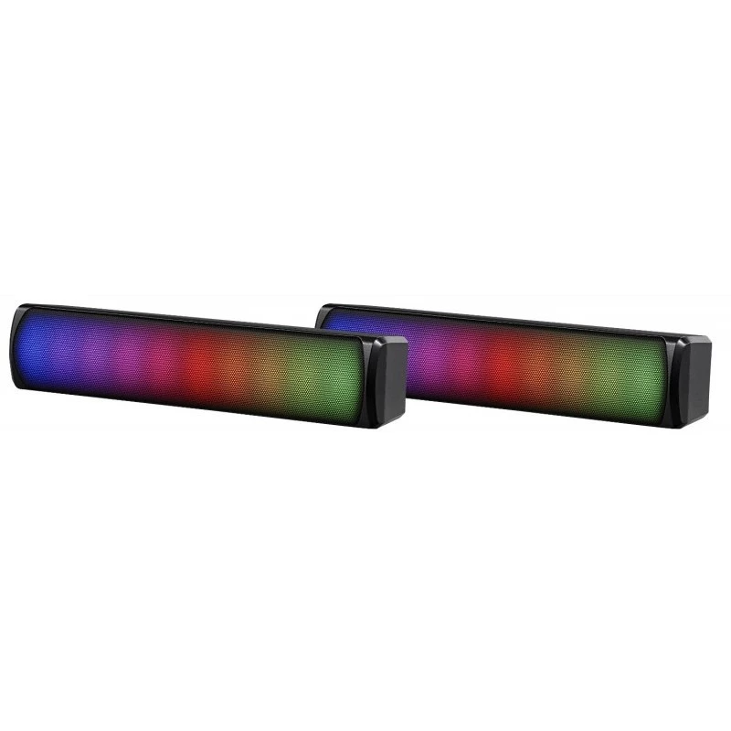 Galda skaļruņi DEFENDER SKYPULSE 2.0, Bluetooth, USB, 10W, RGB apgaismojums