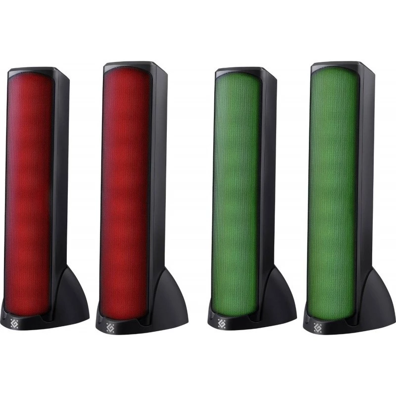 Galda skaļruņi DEFENDER SKYPULSE 2.0, Bluetooth, USB, 10W, RGB apgaismojums