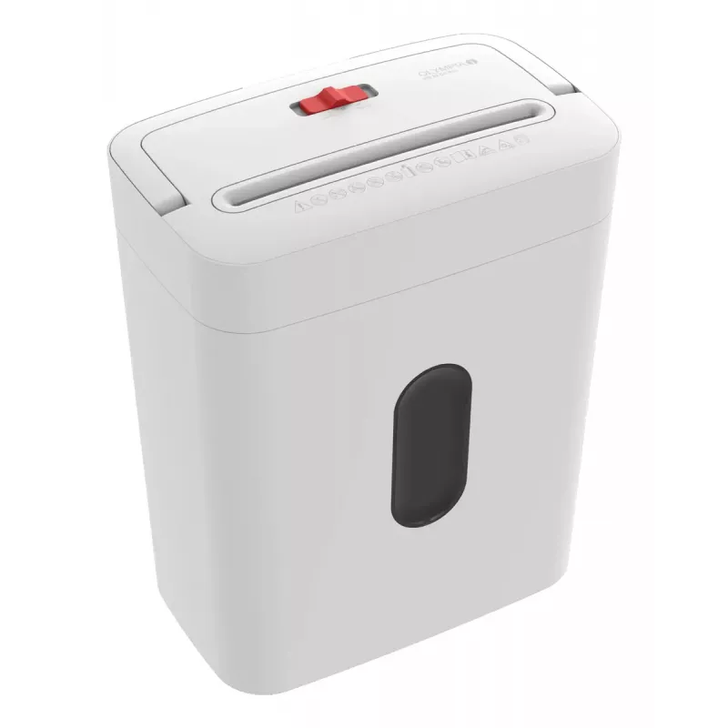 Papīra smalcinātājs Olympia PS 53 CC Pro — šķērsgriezuma, 15 L grozs, 68 dB, balts