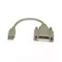 Seriālais kabelis M-Cab 7200448 USB Type-A pelēks 0,2 m