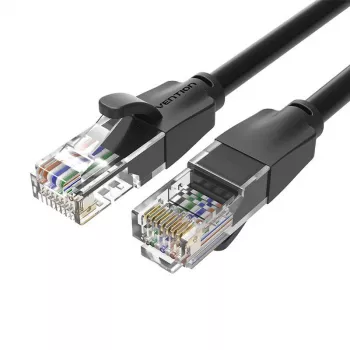 Tīkla kabelis UTP CAT6 Vention IBEBK RJ45 Ethernet 1000Mbps 8m (melns)
