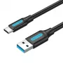 USB 3.0 A–USB-C kabelis Vention COZBH 2 m melns PVC