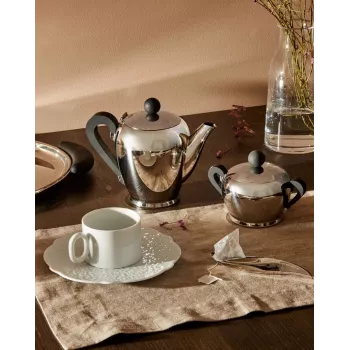 Alessi CA12/8 Bombé tējkanna no nerūsējošā tērauda 18/10 (CA12/8)