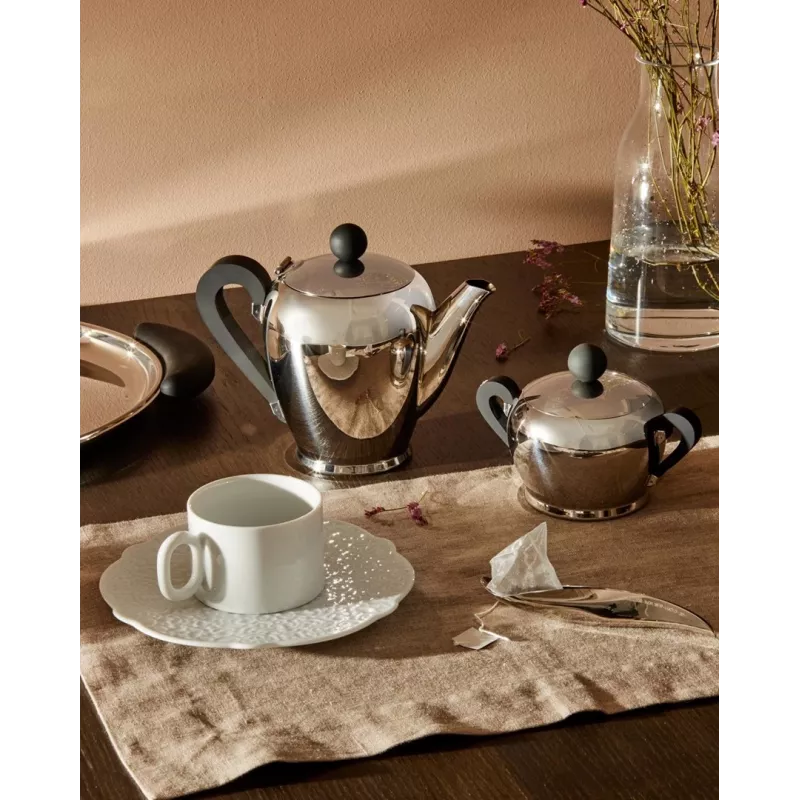 Alessi CA12/8 Bombé tējkanna no nerūsējošā tērauda 18/10 (CA12/8)