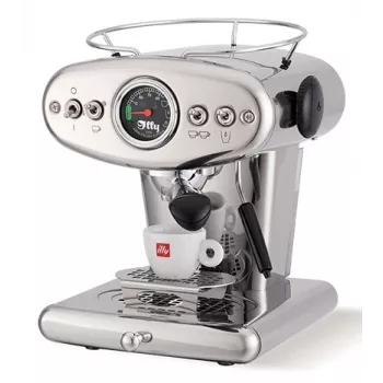 illy X1 Anniversary iekārta maltai kafijai un E.S.E. spilventiņiem (nerūsējošais tērauds)