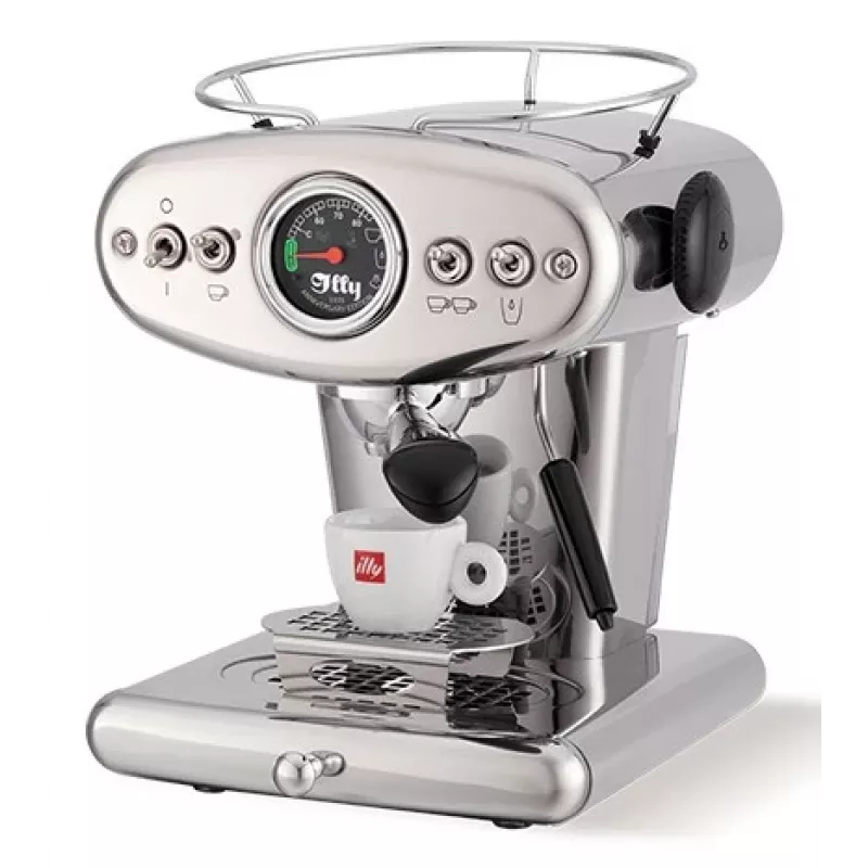 illy X1 Anniversary iekārta maltai kafijai un E.S.E. spilventiņiem (nerūsējošais tērauds)