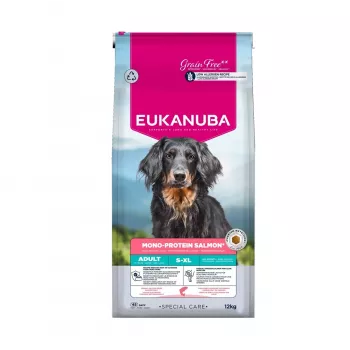 EUKANUBA Special Care Mono-Protein Adult Salmon sausā suņu barība 12 kg