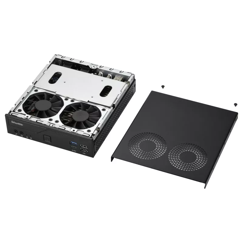 Shuttle Barebone plāns DH610V2 Intel/DDR5/melns - Barebone - Intel ligzda 1700 (Core i)