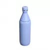 Termosa pudele STANLEY All Day plāns 0.6L — nerūsējošais tērauds, vakuuma izolācija, hortenzijas zilā krāsā