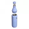 Termosa pudele STANLEY All Day plāns 0.6L — nerūsējošais tērauds, vakuuma izolācija, hortenzijas zilā krāsā
