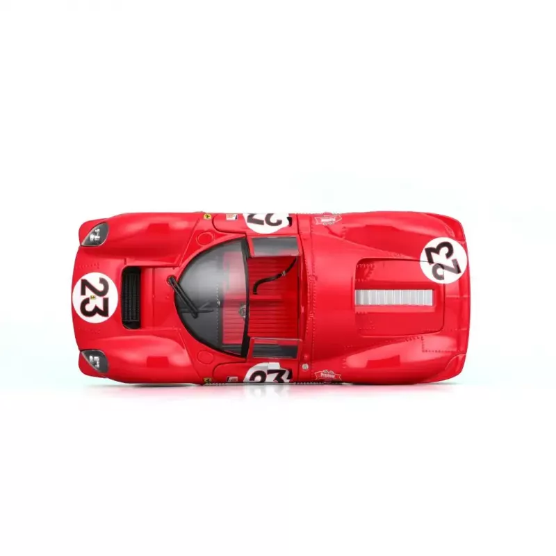 Superauto modelis Bburago Ferrari 330 P4 Daytona, iepriekš samontēts mērogā 1:24