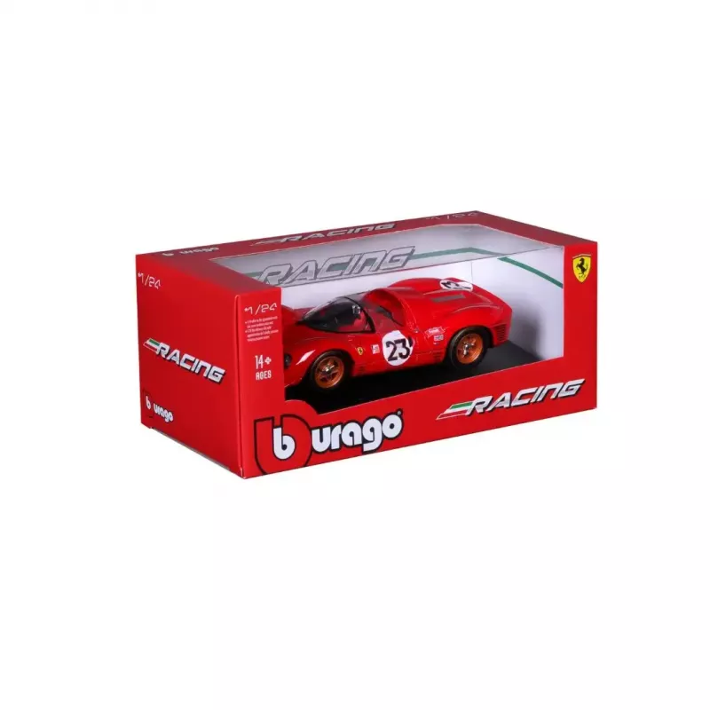Superauto modelis Bburago Ferrari 330 P4 Daytona, iepriekš samontēts mērogā 1:24