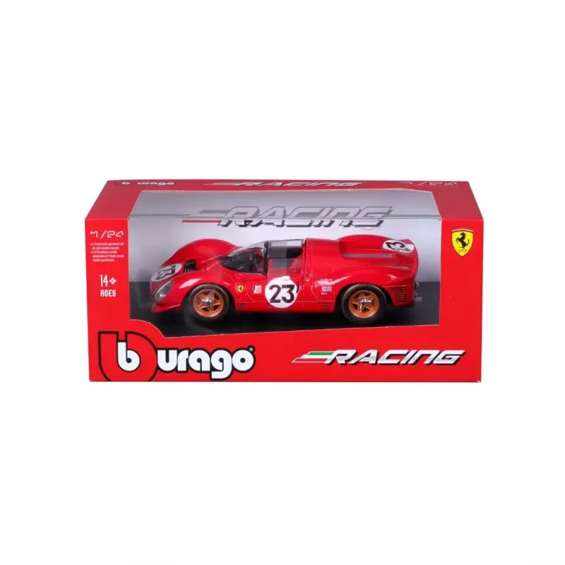 Superauto modelis Bburago Ferrari 330 P4 Daytona, iepriekš samontēts mērogā 1:24