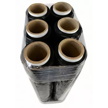 Stiepjamā plēve melna 23mic 1,5kg x 6 BOX