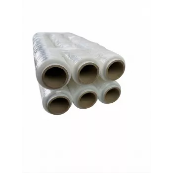 Folia stretch caurspīdīga 23mikroni 1,5 kg x 6 KASTES