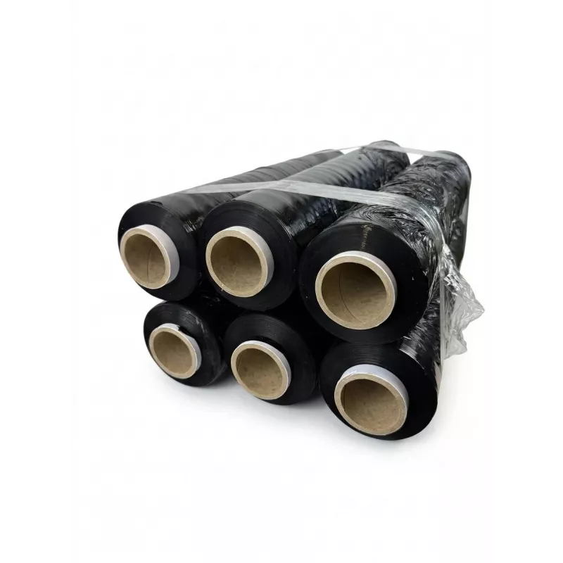 Stretch plēve melna 23mic 3,0kg x 6 BOX