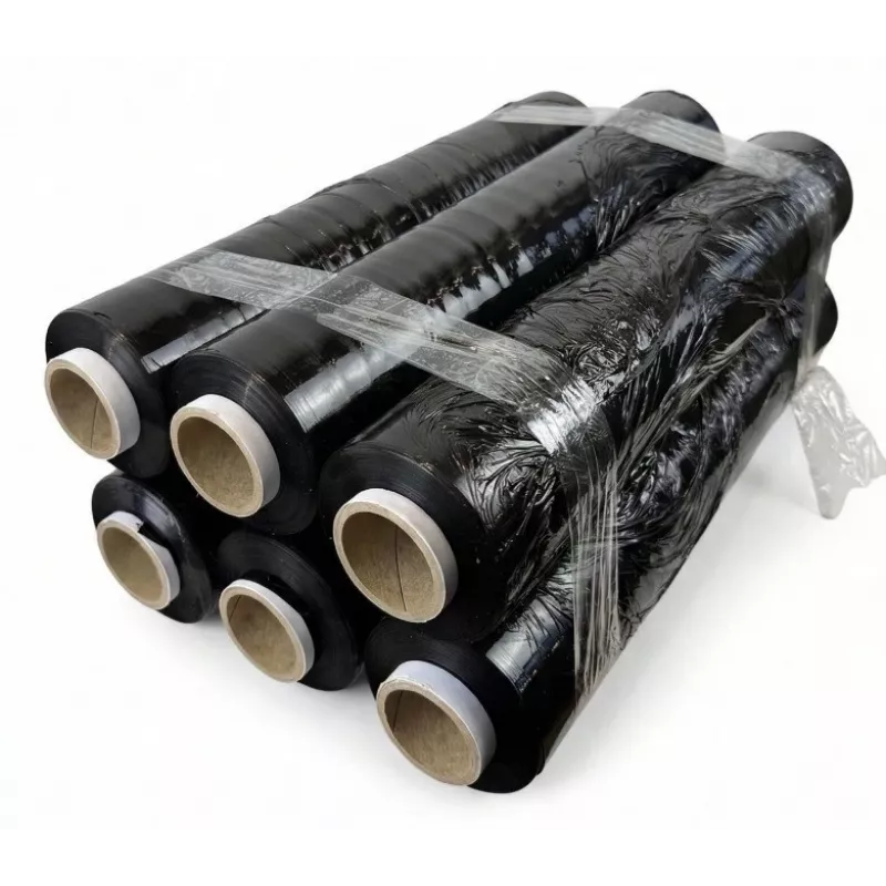 Stretch plēve melna 23mic 3,0kg x 6 BOX