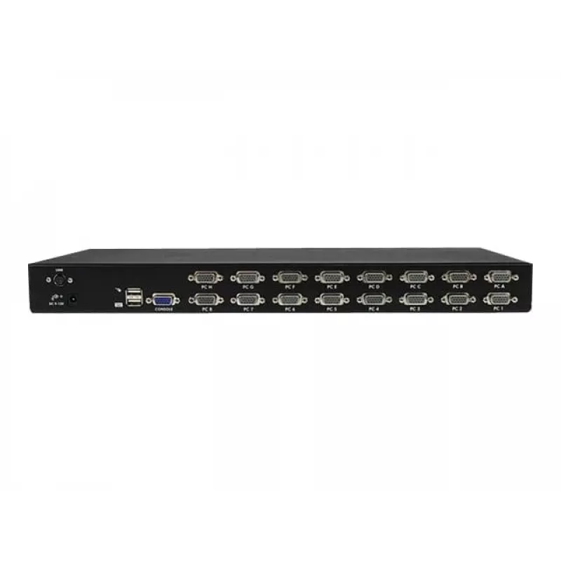 StarTech.com 16 Port 1U Rackmount USB KVM Switch with OSD (SV1631DUSBU)