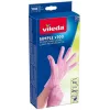 Vienreizlietojamie lateksa cimdi VILEDA Multi Latex 100, bēšā krāsā, izmērs S/M, 100 gab.