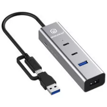 USB centrmezgls GrauGear G-HUB2A2C1-PD 4 portu PD — 2x USB-C, 2x USB-A