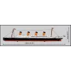 Konstruktoru komplekts Cobi R.M.S. Titanic modelis, 848 detaļas, kolekcionējams kug̓a modelis