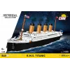Konstruktoru komplekts Cobi R.M.S. Titanic modelis, 848 detaļas, kolekcionējams kug̓a modelis
