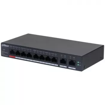 Slēdzis DAHUA CS4010-8GT-110 PoE 10 portu, 8 PoE porti