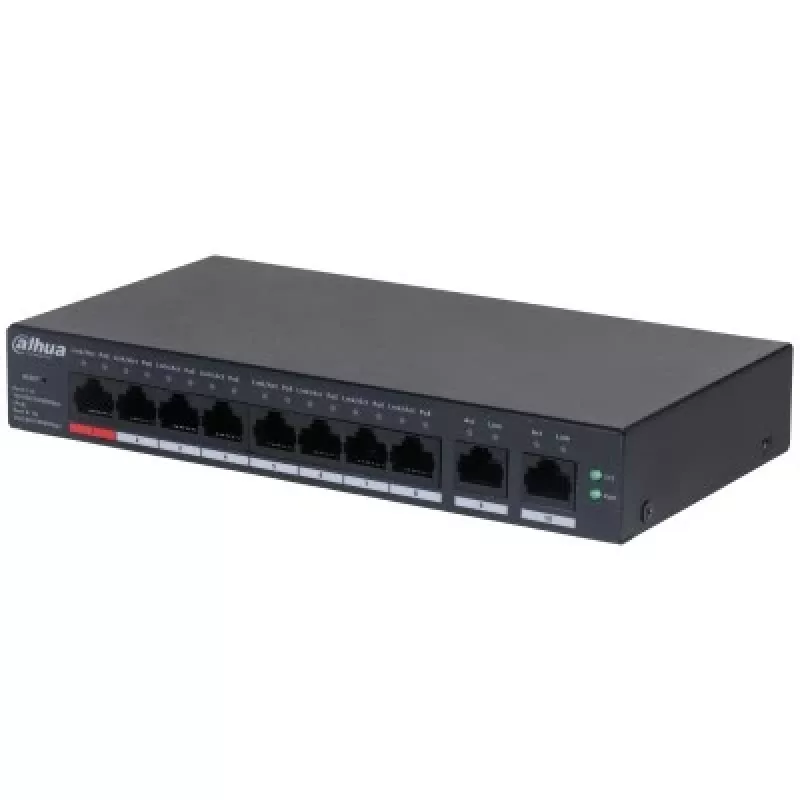 Slēdzis DAHUA CS4010-8GT-110 PoE 10 portu, 8 PoE porti