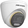 Kupolveida IP drošības kamera Hikvision DS-2CE72DF3T-LFS (ColorVu, 2,8 mm, 1920x1080) griestiem, iekštelpām un ārtelpām