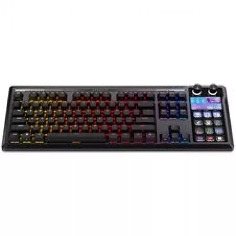 Corsair Galleon 100 SD spēļu tastatūra, pilna izmēra, integrēts Stream Deck, karstā nomaiņa, DE - melna