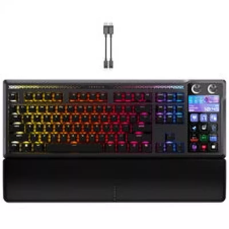 Corsair Galleon 100 SD spēļu tastatūra, pilna izmēra, integrēts Stream Deck, karstā nomaiņa, DE - melna