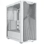 Corsair 3200D RS PC korpuss, Midi-Tornis, ATX, rūdīts stikls - balts