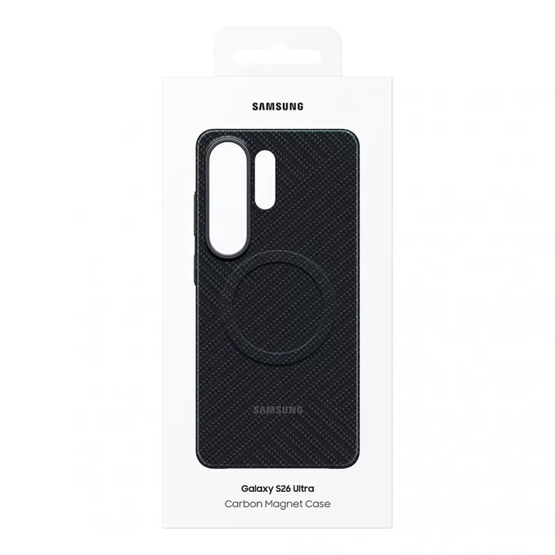 SAMSUNG Carbon Magnet vāciņš priekš Galaxy S26 Ultra Melns (EF-KS948SNEGWW)