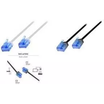 Logilink CQ3113U Ethernet komutācijas kabelis, melns