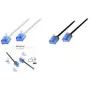 Logilink CQ3113U Ethernet komutācijas kabelis, melns