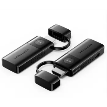 I/O Video TRANSMITTER/RECEIVER/HDMI melns ADKB0 Vention