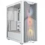 Corsair 3200D RS ARGB datora korpuss, Midi-Tower, ATX, rūdīts stikls - balts