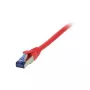 Synergy21 komutācijas kabelis RJ45, CAT6A 500Mhz, 1,0m, Red, S-STP(S/FTP), TPE/LSZH(Superflex), AWG26,