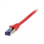 Synergy21 komutācijas kabelis RJ45, CAT6A 500 MHz, 1,5 m, sarkans, S-STP(S/FTP), TPE/LSZH(Superflex), AWG26,