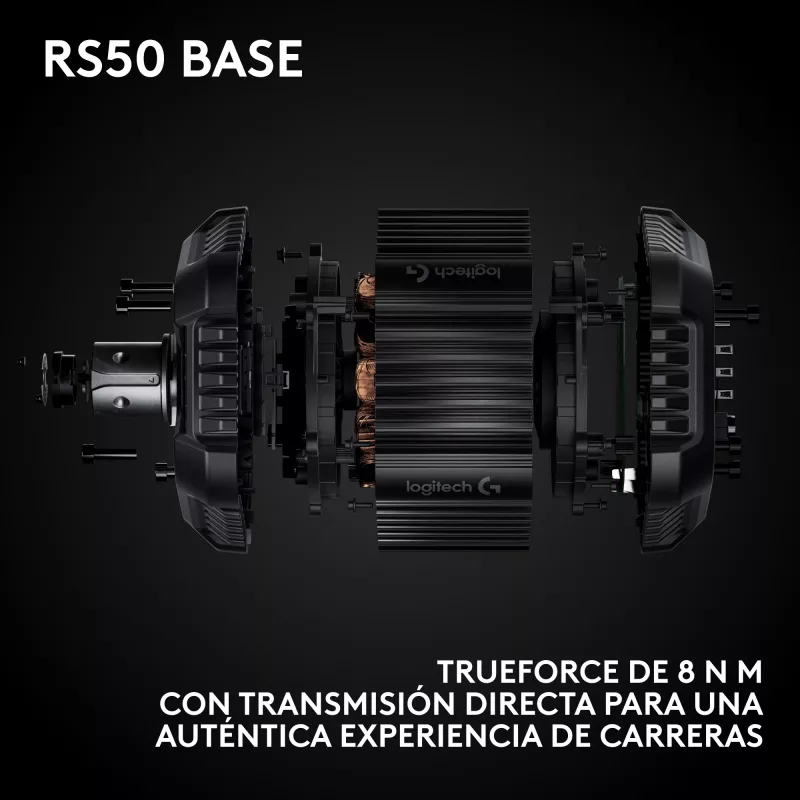 Logitech G RS50 sistēma - stūre - vadu savienojums