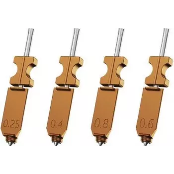 Sprauslu komplekts Flashforge AD5X 3D printerim — 0,25–0,8 mm sprauslas