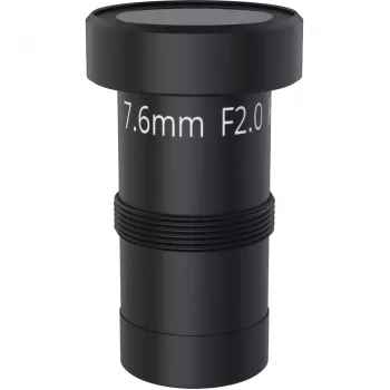 Axis 03137-001, lēca, melna, Axis, Q6020-E, 7.6 mm, 58,5°