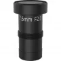 Axis 03137-001, lēca, melna, Axis, Q6020-E, 7.6 mm, 58,5°