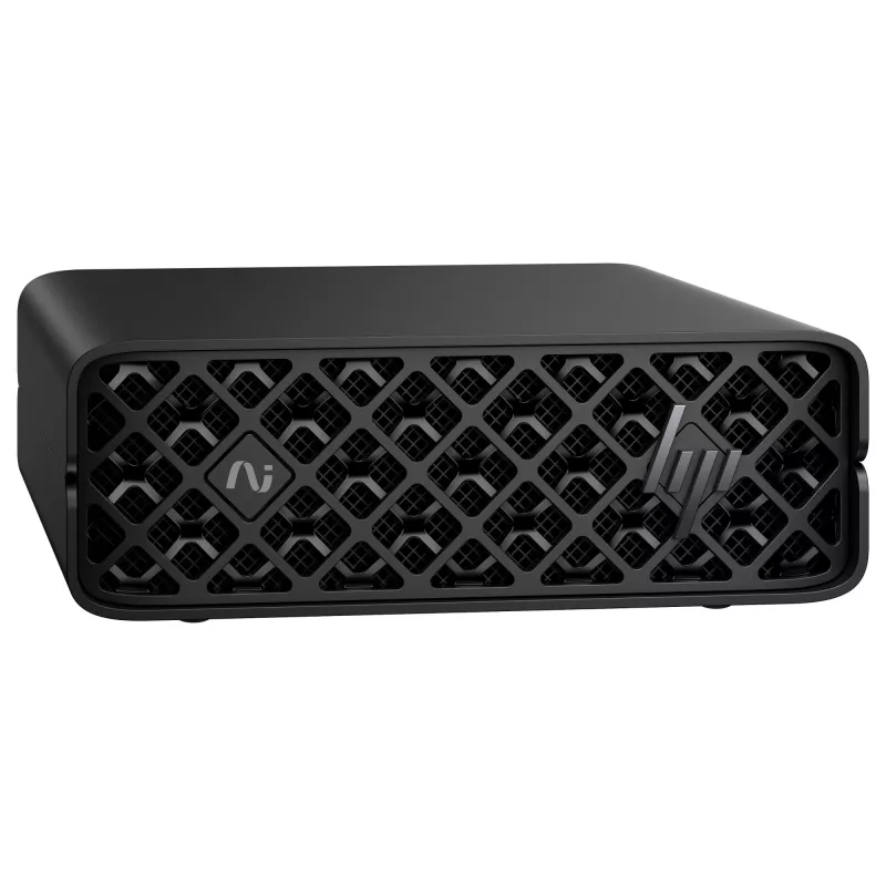 HP ZGX NANO G1n AI Mini GB10 ar Nvidia Melnswell, 128GB RAM, 2TB SSD, DGX WLAN