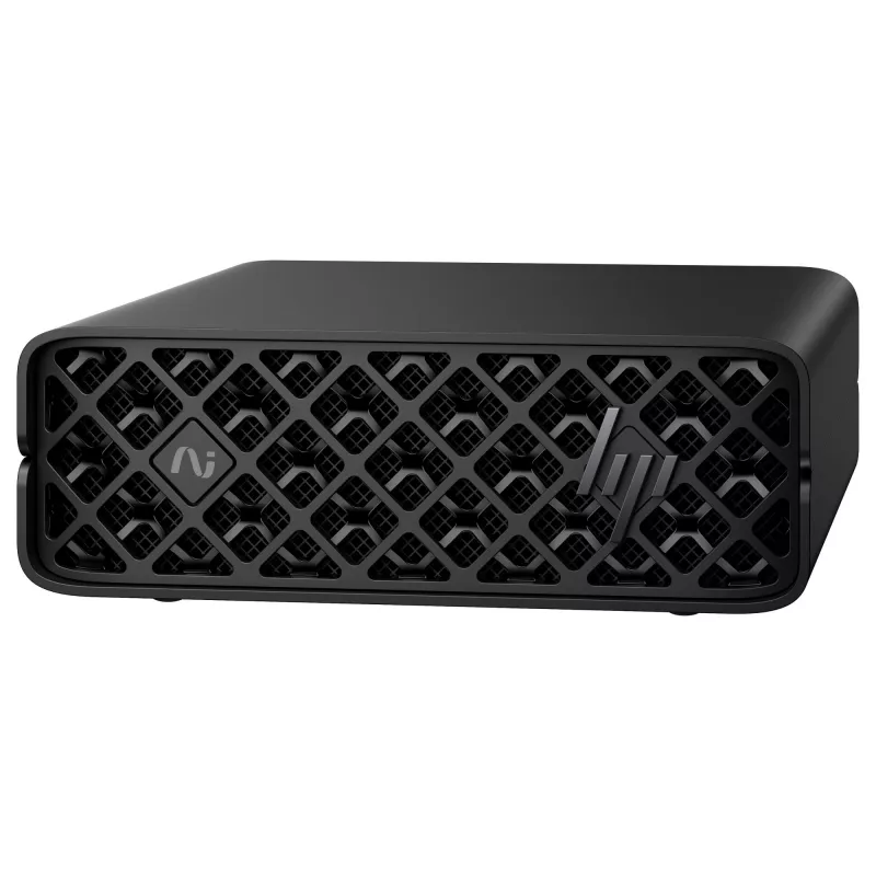 HP ZGX NANO G1n AI Mini GB10 ar Nvidia Melnswell, 128GB RAM, 2TB SSD, DGX WLAN