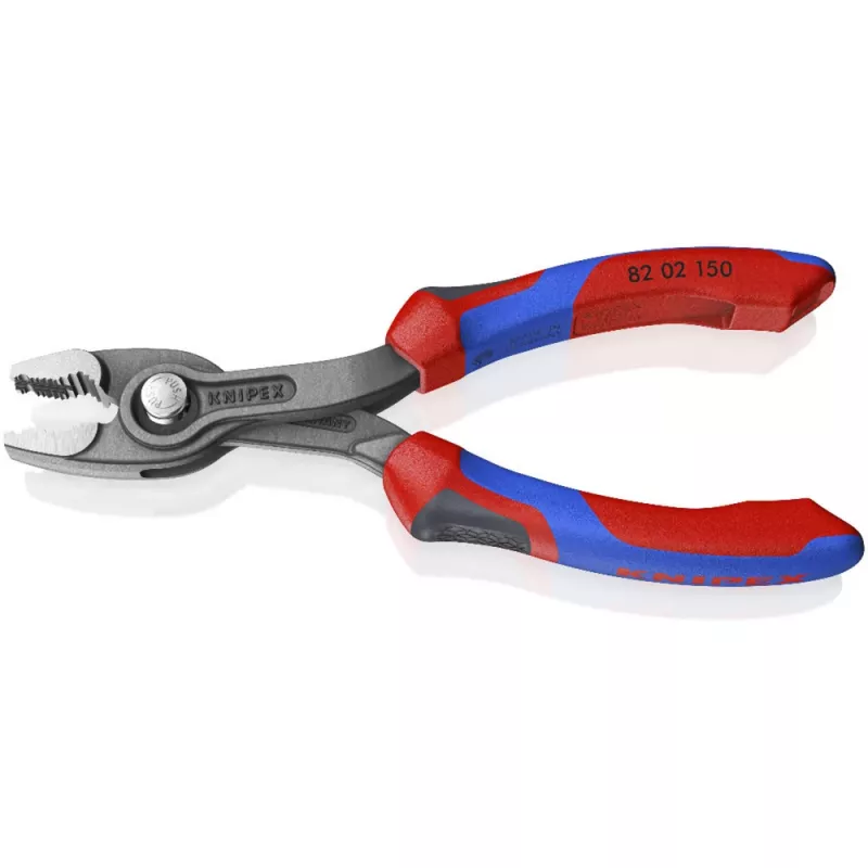 TwinGrip Frontgreifzange 82 02 150 (sarkana/zila, garums 150 mm)