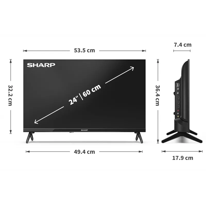 TV LED 24 collas 24HA1405E