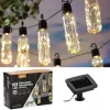 Extralink saules dārza vītne, 2 + 1,8 m garš, Lux 10 silti balts LED