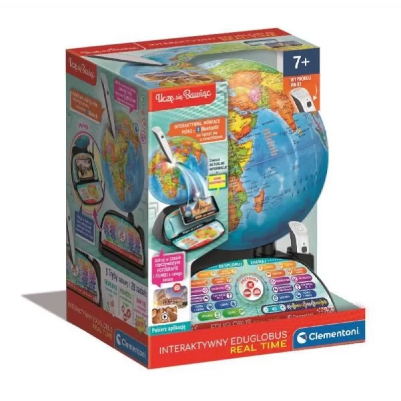 Clementoni Interaktīvais Eduglobuss Exploreglobe 50848